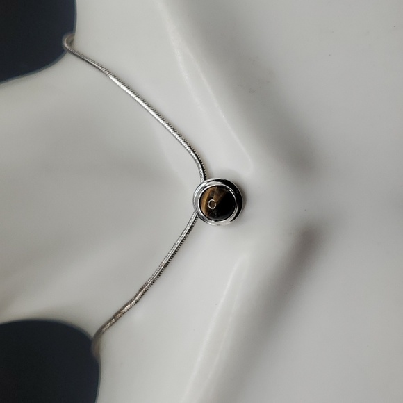 Tigers eye amulet necklace N3326 - Picture 1 of 2